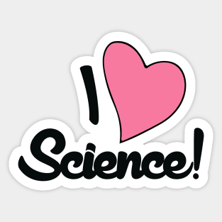 I love science Sticker